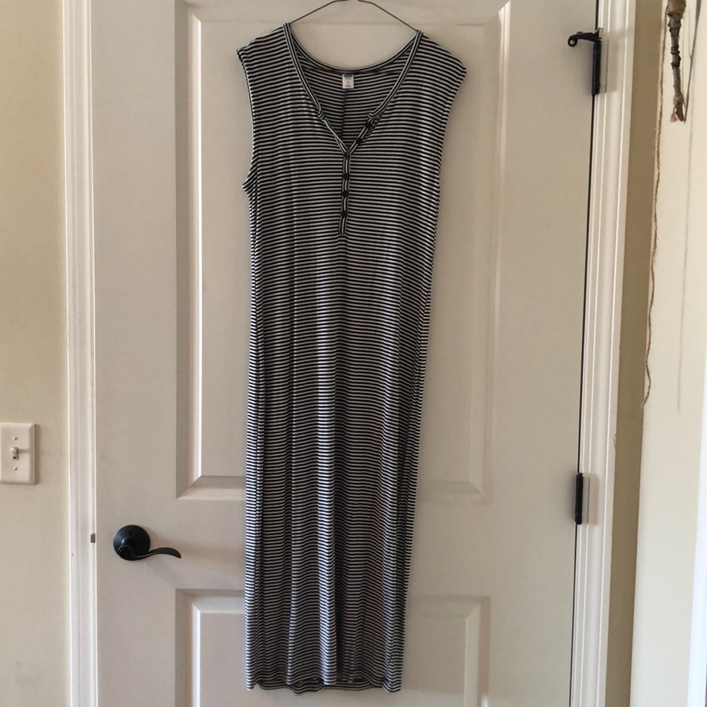 Striped maxi dress - comfy & cute